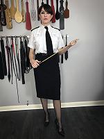 Miss Jessica Wood policewoman cane